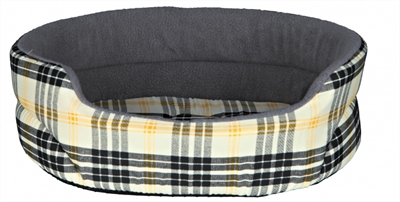Trixie hondenmand lucky ruit beige grijs | 55x45 cm