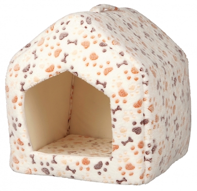 Trixie kattenmand iglo lingo | wit/beige 40x45x40 cm