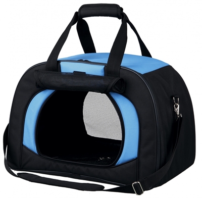 Trixie hondentas kilian | zwart / blauw 31x32x48 cm
