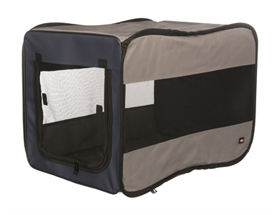 Trixie reismand twister | opvouwbaar donkerblauw/lichtblauw 45x45x64 cm