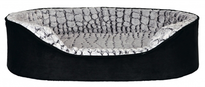 Trixie hondenmand lino memoryfoam | 60x45 cm zwart/grijs