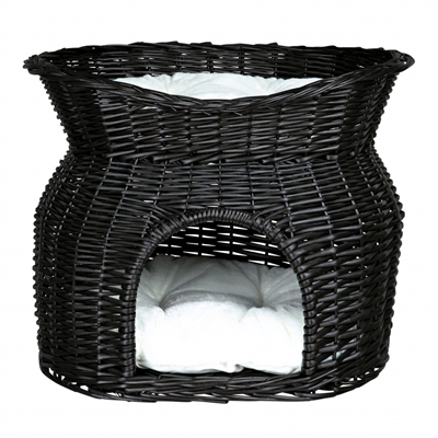 Trixie kattenmand wilg | zwart 54x43x37 cm