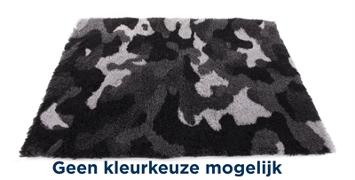 Martin vetbed camouflage grijs | 100x75x2 cm gerecycled