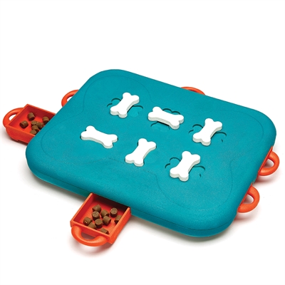 Nina ottosson dog casino | turquoise/oranje 31,5x26x4,5 cm
