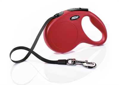 Flexi rollijn classic tape | rood, m 5 mtr