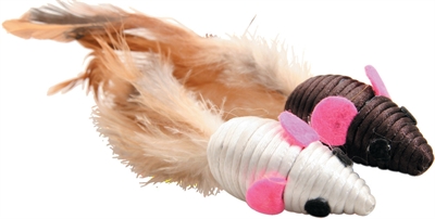 Zolux muis duo zwart / wit