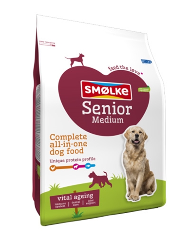 Smolke senior medium brokken | 12 kg hondenvoer