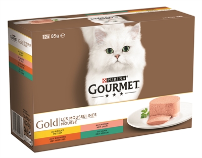 Gourmet gourmet gold 12-pack fijne mousse | 12x85 gr