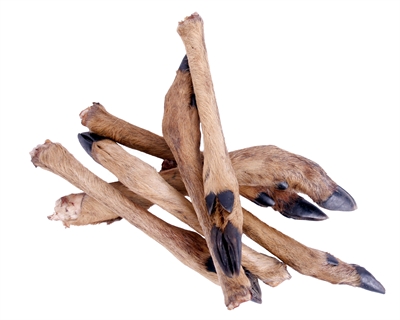Petsnack reeenpoot met haar | 7 stuks