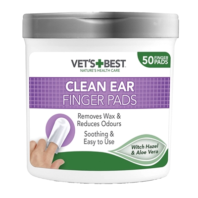 Vets best vets best clean ear finger pads | 50 st