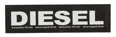 Julius k9 labels voor power-harnas / tuig diesel