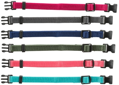 Trixie puppy halsbandset | fuchsia/grafiet/indigo/groen/koraal/blauw 22-35 cm