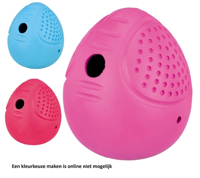 Trixie snack tuimel-ei natuurrubber assorti | 8 cm