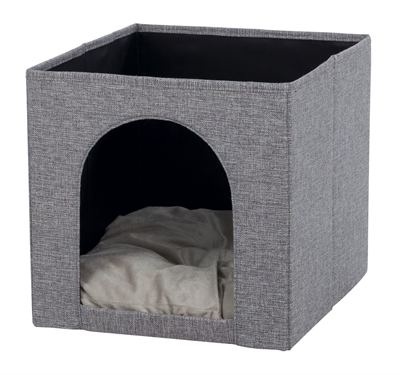 Trixie kattenmand iglo ella | grijs 37x33x33 cm