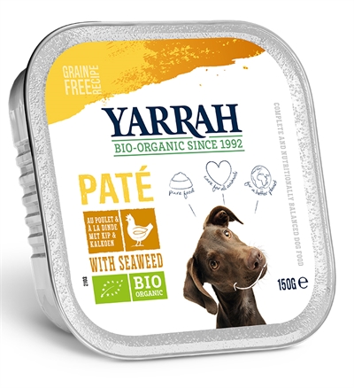 Yarrah dog alu pate kip / zeewier graanvrij
