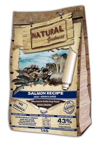 Natural greatness salmon sensitive medium | 2 kg