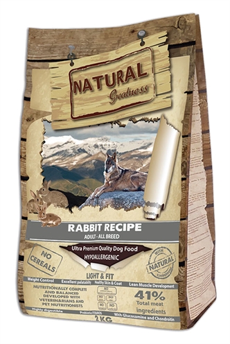 Natural greatness rabbit light & fit 2 kg | hypoallergeen diervoeder