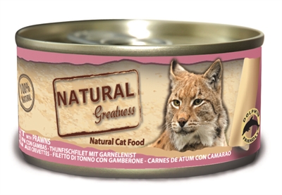 Natural greatness tuna fillet / prawns