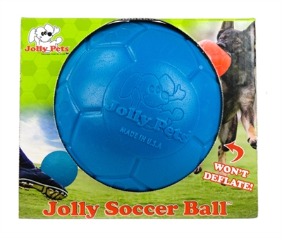 Jolly soccer ball blauw | 20 cm