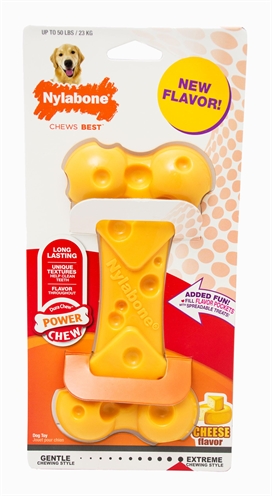 Nylabone dura chew cheese bone | voor honden tot 23 kg