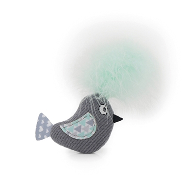Jolly moggy vogel met catnip dierengeluid | 12 cm