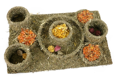 Naturals rosewood hide n treat maze | 28x18 cm