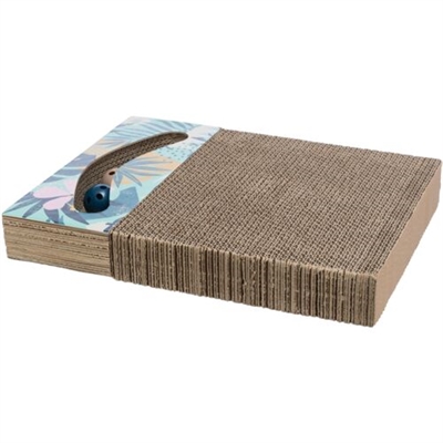 Trixie krabplank karton met balletjes | 38x30 cm