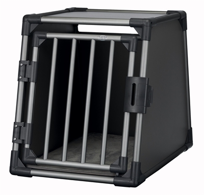 Trixie vervoersbox aluminium grafiet | m 74x55x61 cm