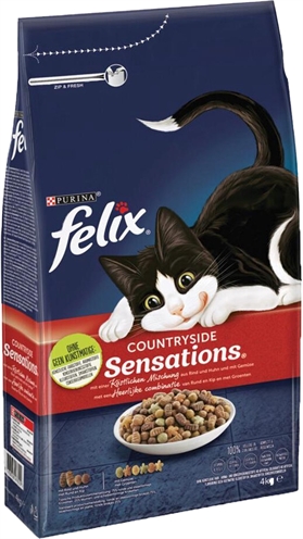 Felix droog countryside sensations 4 kg | rund, kip, groenten