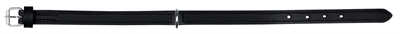 Trixie hondenhalsband active leer zwart 31-37×1,6 cm – maat s