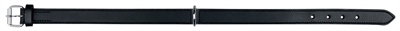 Trixie halsband hond active leer zwart 47-54×2,5 cm – maat l