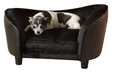 Enchanted hondenmand sofa ultra pluche | bruin 68x41x38 cm