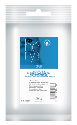 Hery cleaning wipes kat | 25 stuks