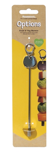 Rosewood fruit en groente spies metaal | bbq accessoire