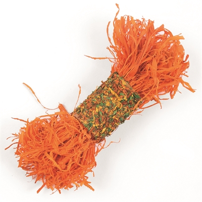 Critter's choice happy pet shreddy roller oranje | 15x6x3 cm