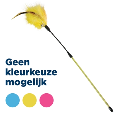 Zolux kattenhengel veer assorti | 7x7x53,5 cm