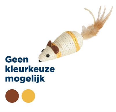Zolux sisal muis assorti | 20x5x4,5 cm