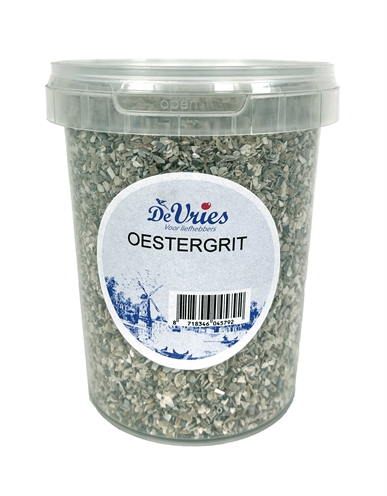De vries oestergrit | 645 gr oestergrit voor tuin en decoratie
