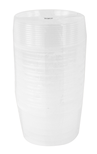 Merkloos emmer rond met deksel | 870 ml, 10 st