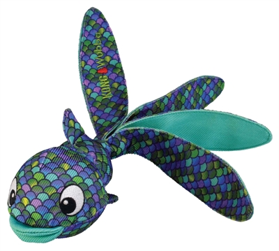 Kong wubba finz blauw | 37x9x8,5 cm honden speelgoed
