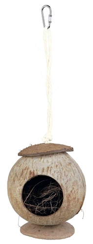 Trixie kokosnoothuis hamster | 13x13x31 cm, 3 st.