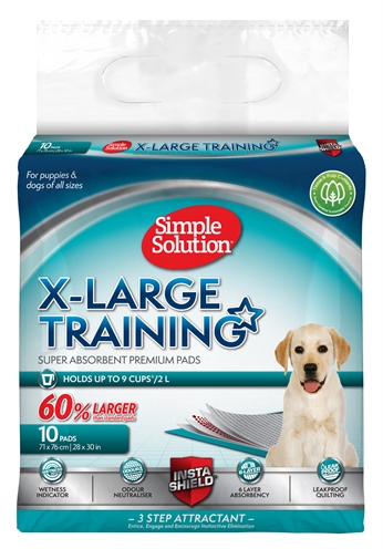 Simple solution puppy training pads | 10 stuks 71x76 cm
