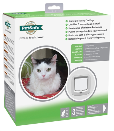 Petsafe kattenluik tot 7 kg | handmatig wit