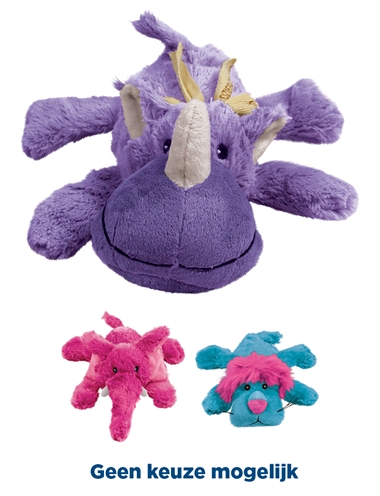 Kong cozie brights assorti | 23x23x10 cm verzachtend speelgoed