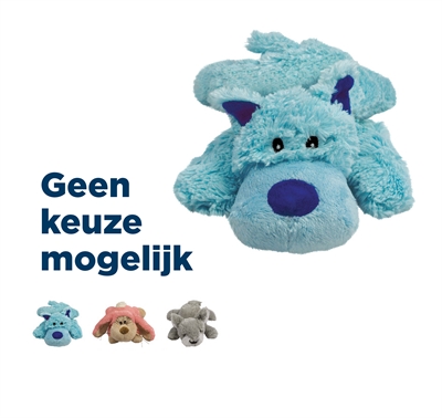 Kong cozie pastels assorti | 21,5x23x11 cm dierenknuffel