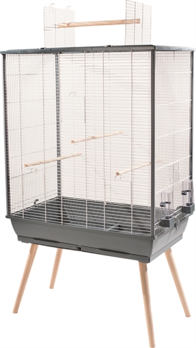 Zolux vogelkooi neo jili xl grijs | 81x48x132cm