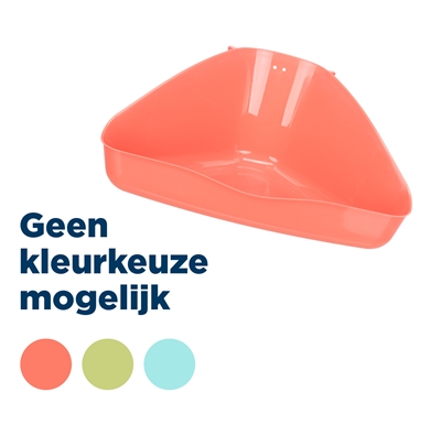 Trixie hoektoilet knaagdieren | 36x21x30 cm assorti