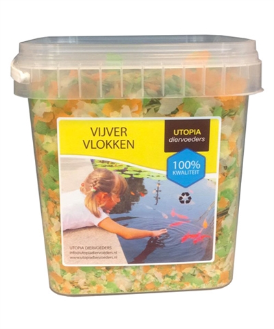 Utopia vijver vlokken | 325 gr 2,5 ltr