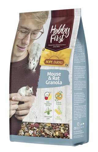 Hobbyfirst hopefarms mouse & rat granola | 800 gr