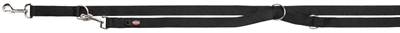 Trixie hondenriem premium 200x1,5 cm | verstelbaar nylon zwart